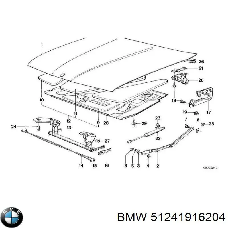  51241916204 BMW