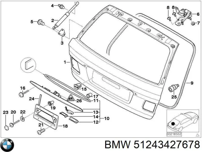  51243427678 BMW