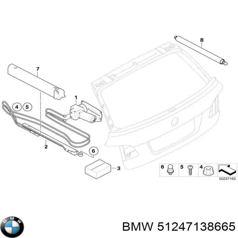  BMW 51247138665 цена, от 12.67 USD