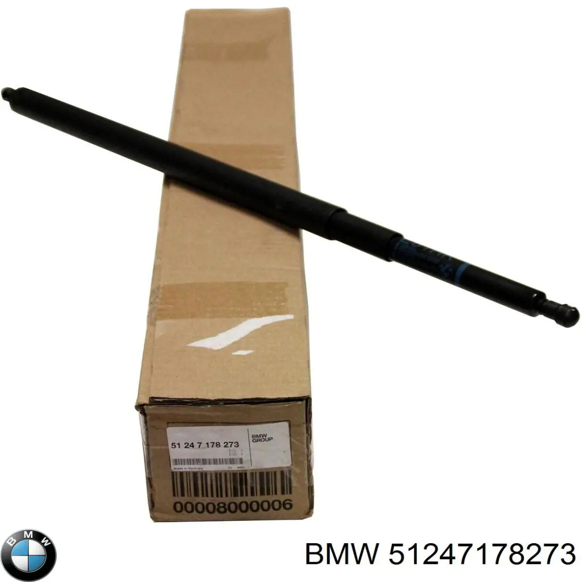 51247178273 BMW amortecedor de tampa de porta-malas (de 3ª/5ª porta traseira)