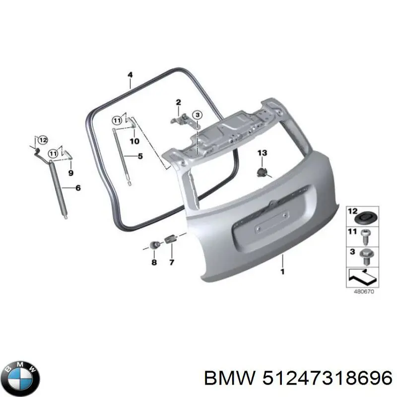 51247318696 BMW 