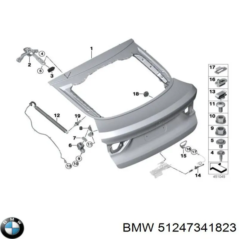 BMW 7341823 цена, от 14.11 USD