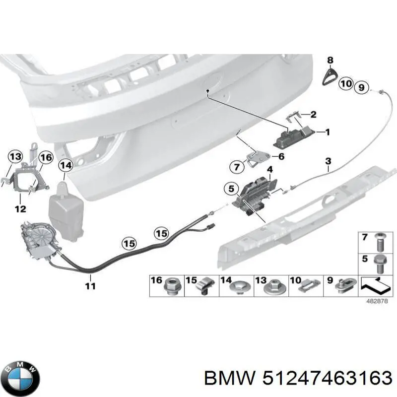 Ручка ляды, наружная Autotechteile 7045175 цена, от 25.89 USD