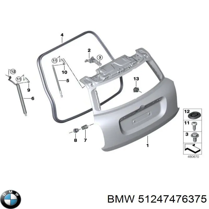  51247476375 BMW