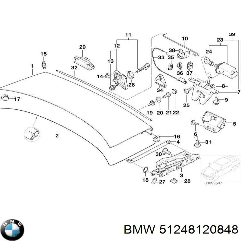 51248120848 BMW Концевик