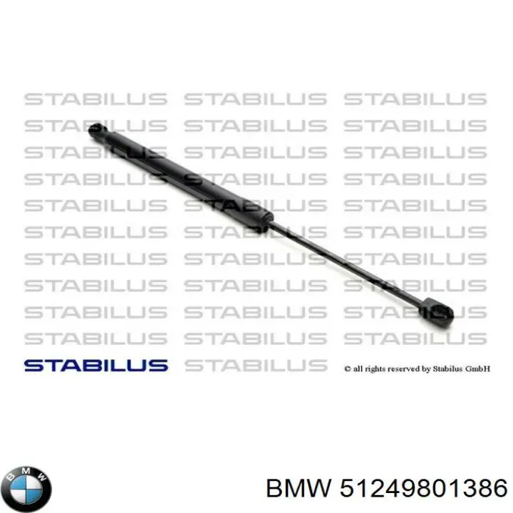 Купить 40873 Stabilus Амортизатор двери багажника