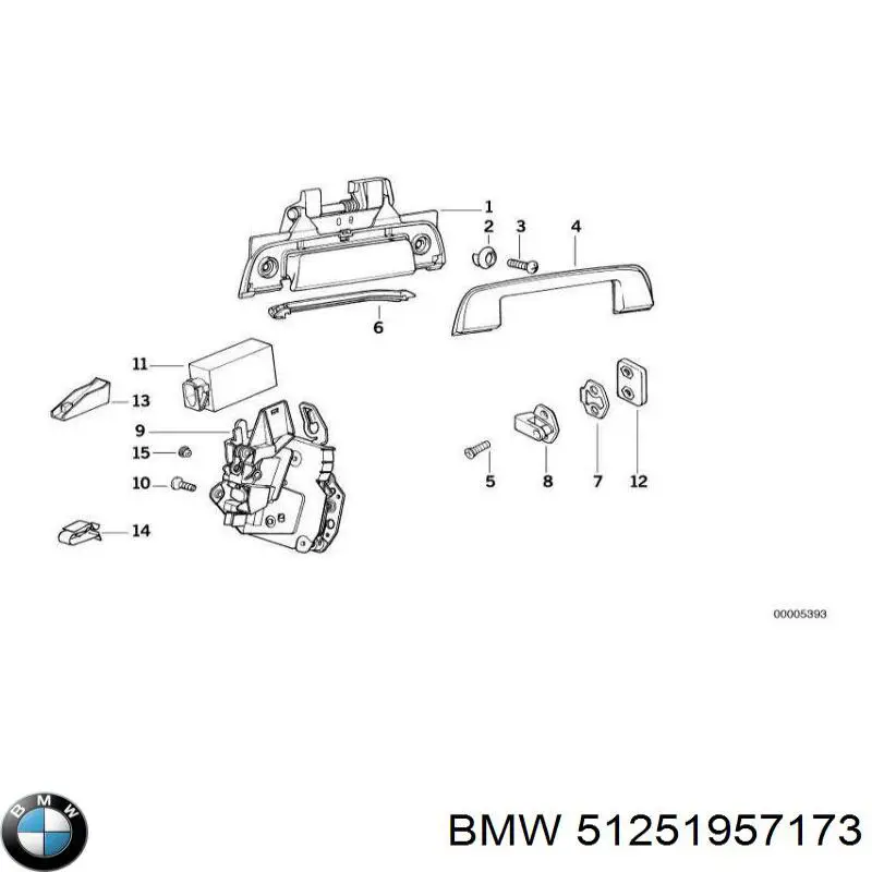 Патрубок расходомера воздуха BMW 51251957173