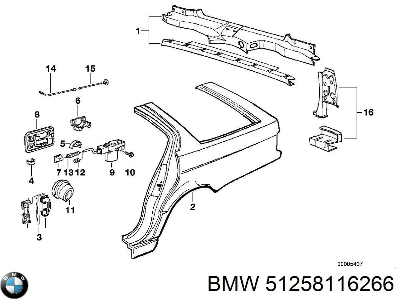  51258116266 BMW