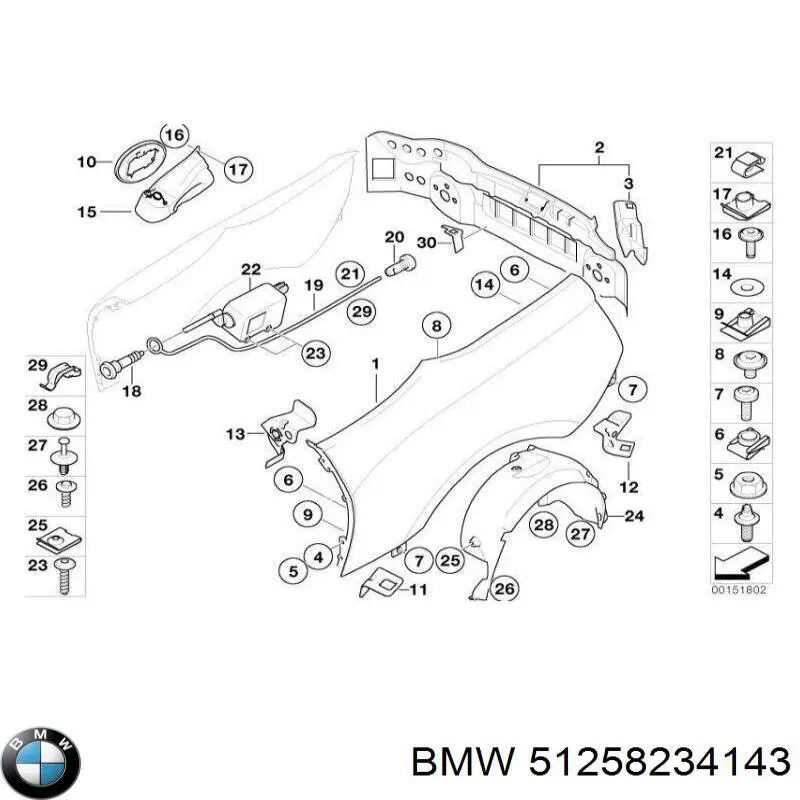 51258234143 BMW 