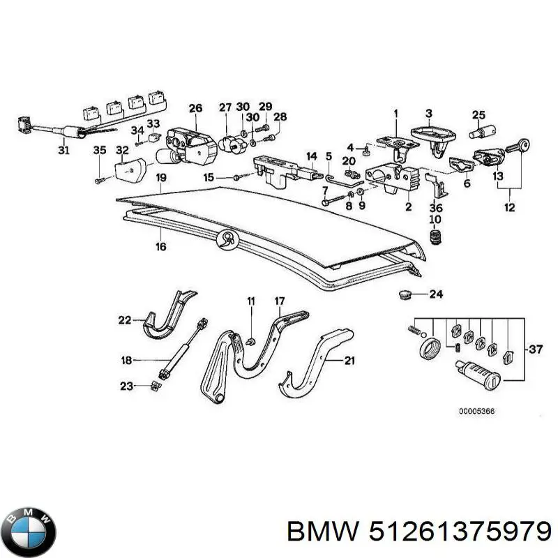 Купить 51261375979 BMW Болт нижнего рычага