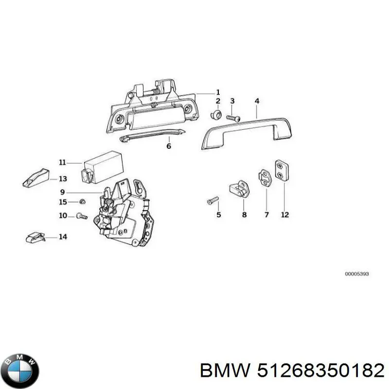 Купить 51268350182 BMW Мотор-привод открытия лючка бака