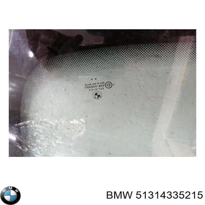 Лобовое стекло 51314335215 BMW