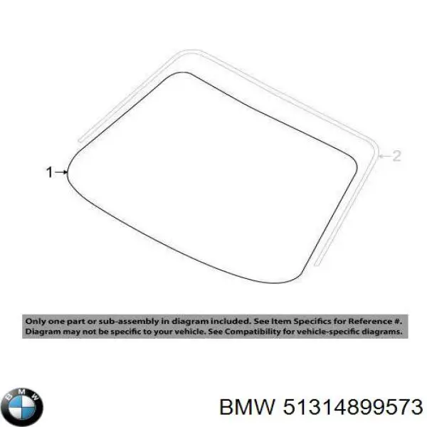Купить 51317280751 BMW Ветровое стекло