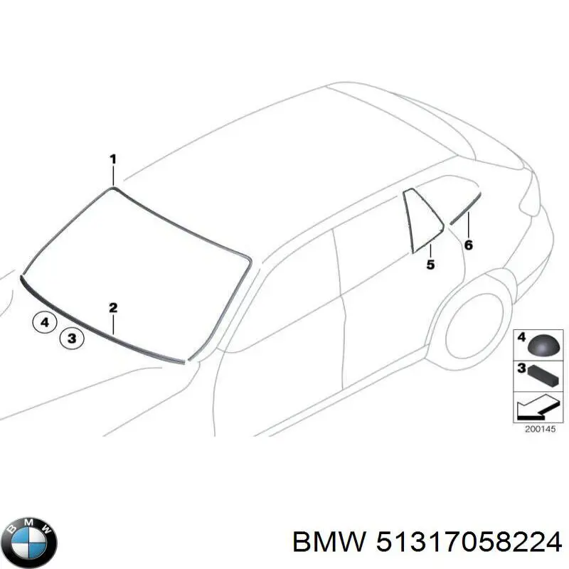 Молдинг лобового стекла верхний Icor GS1411P110X цена, от 24.20 USD