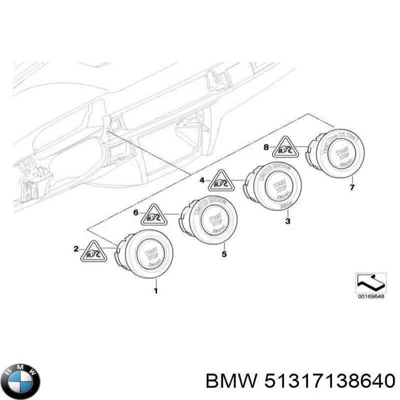 51317138640 BMW Стекло двери задка