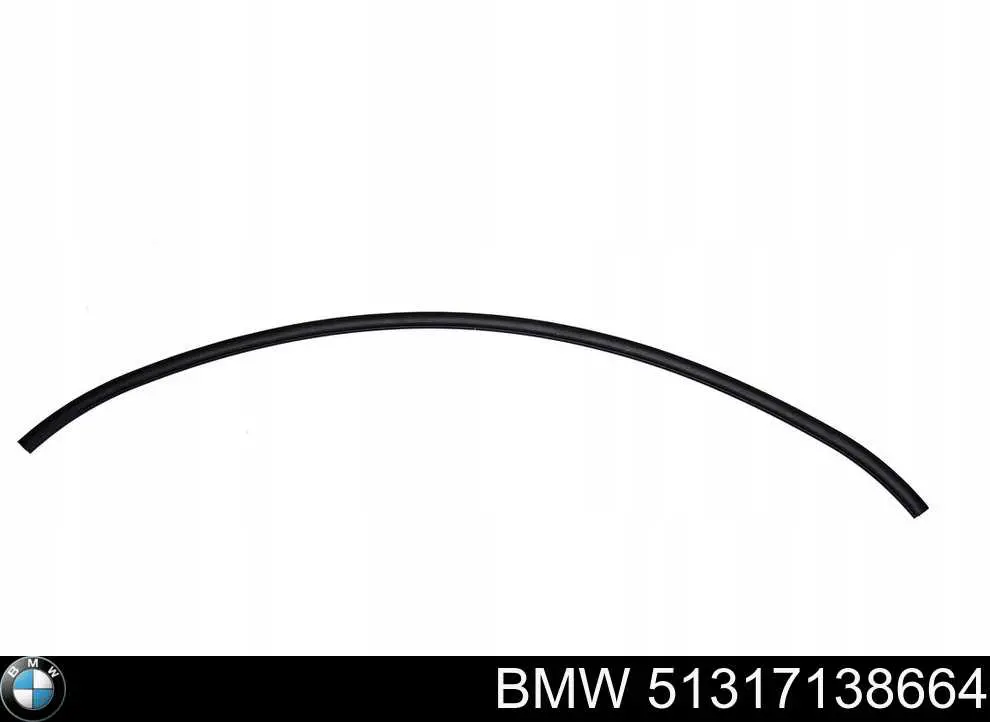 Купить 51317138664 BMW Уплотнитель заднего стекла нижний