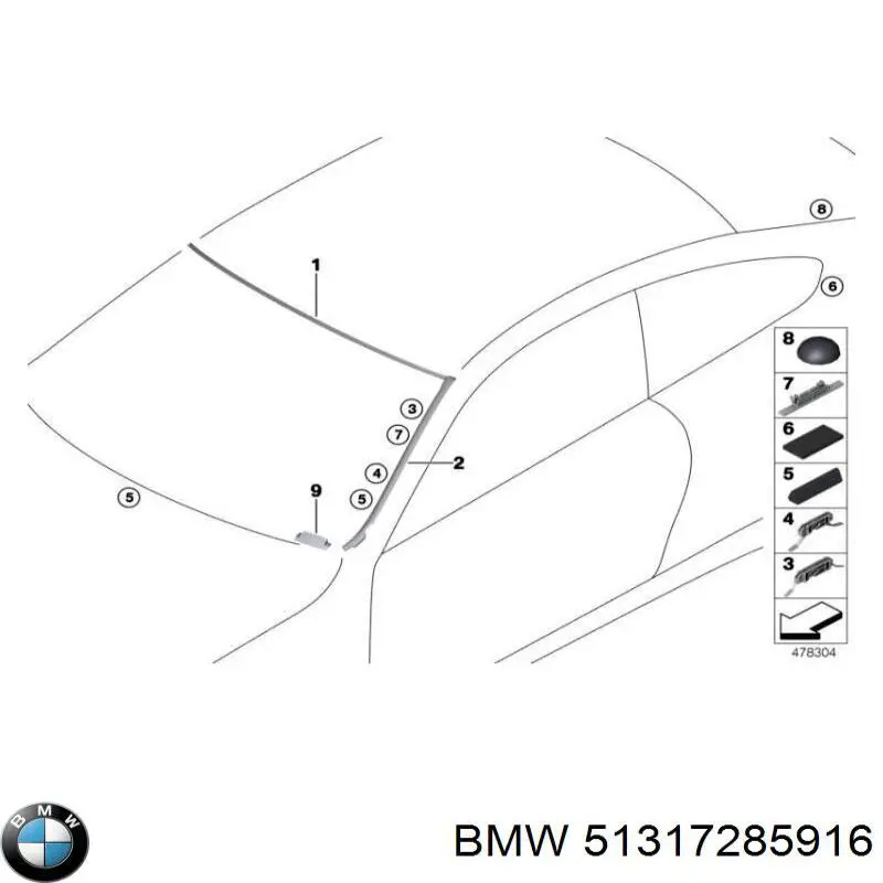 51317285916 BMW 