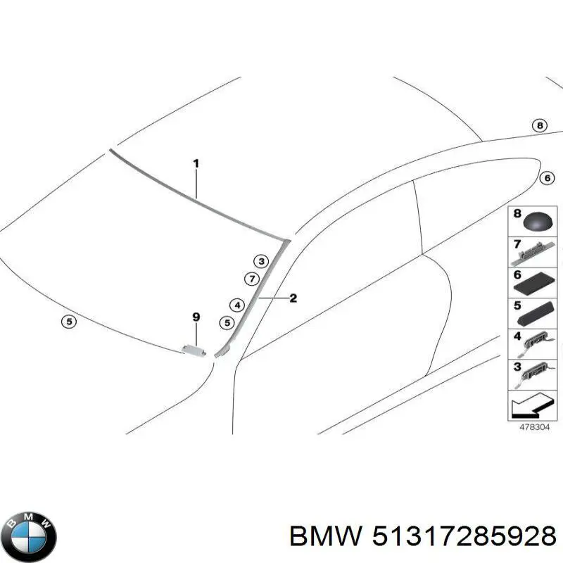 51317285928 BMW 