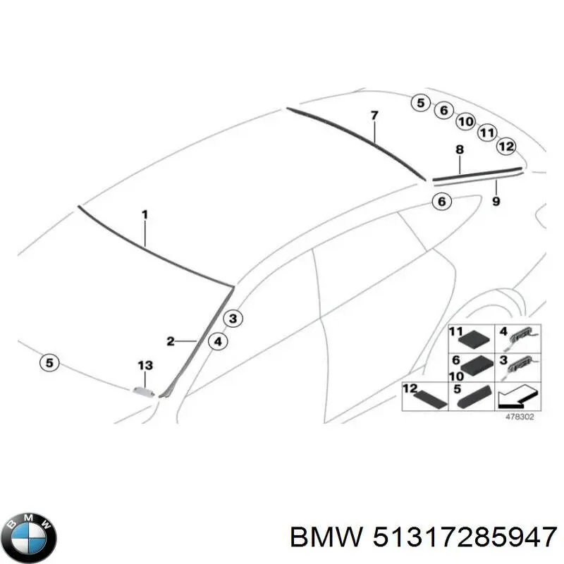  51317285947 BMW