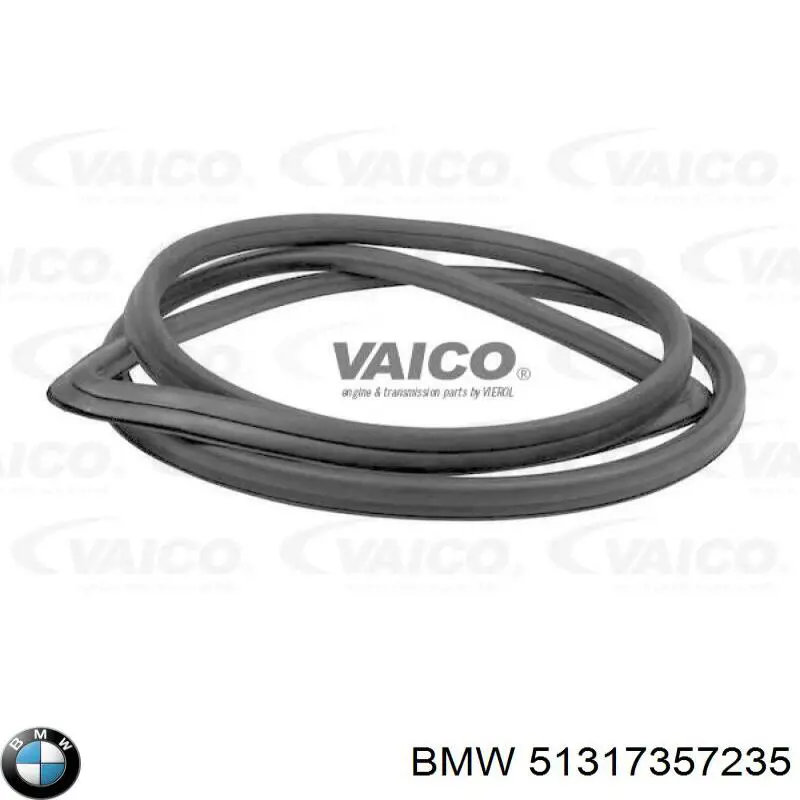 Купить 51317357235 BMW Молдинг лобового стекла верхний