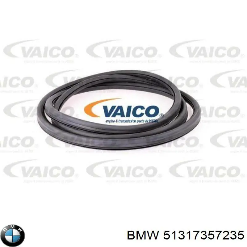 Молдинг лобового стекла верхний 51317357235 BMW