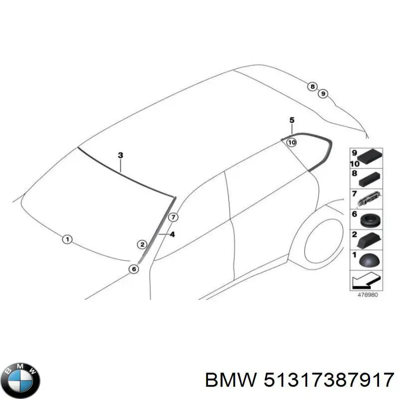  51317387917 BMW