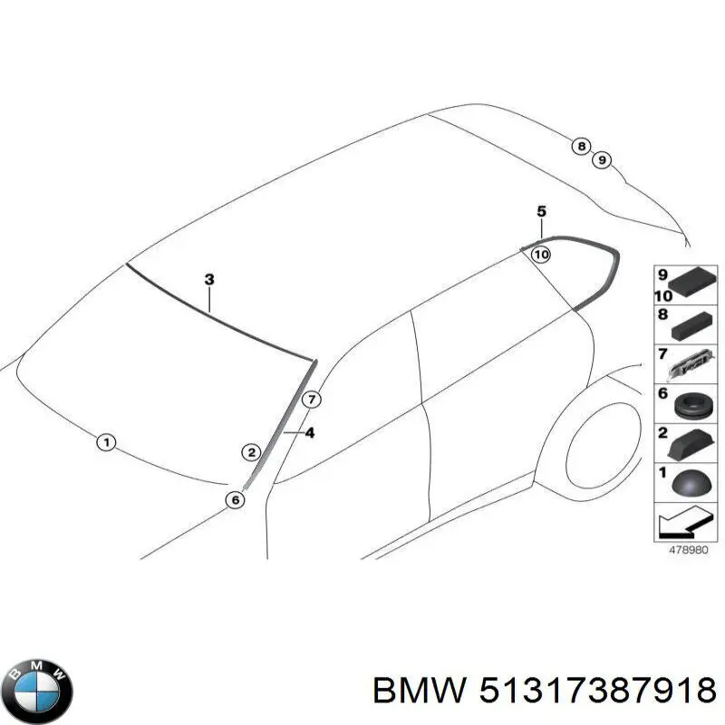  51317387918 BMW