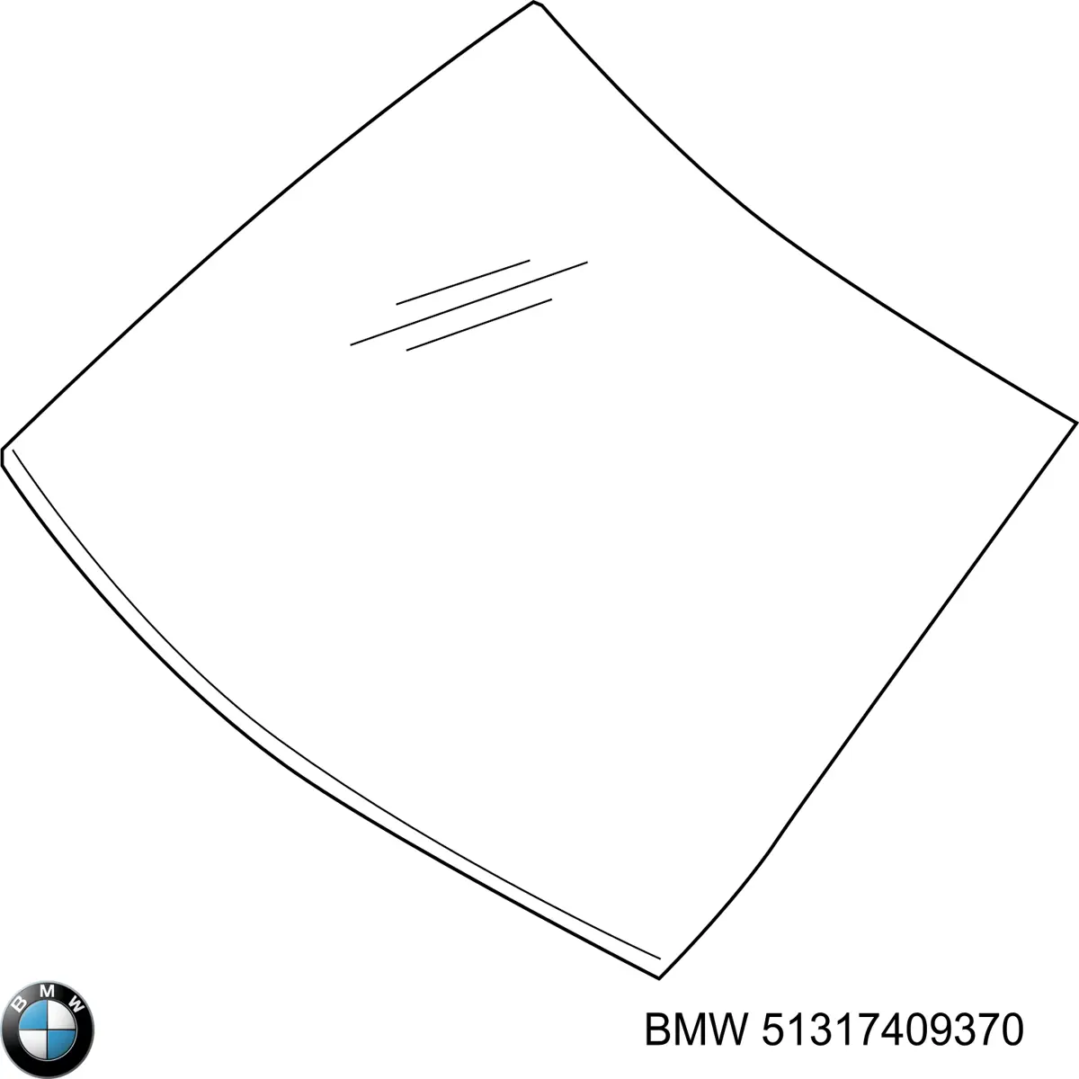 Стекло лобовое BMW 51317409370 цена, от 618.46 USD