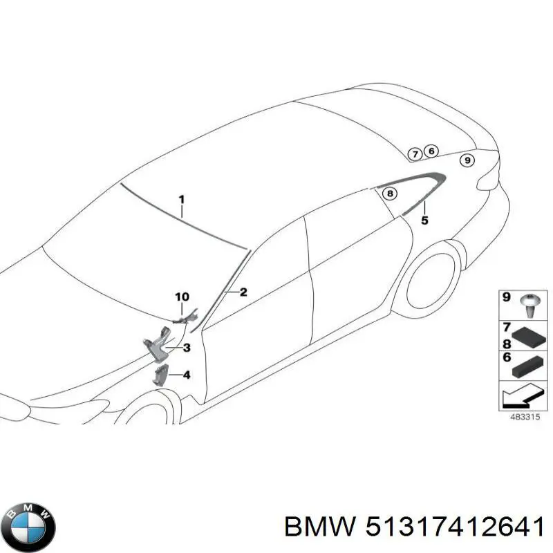  51317412641 BMW