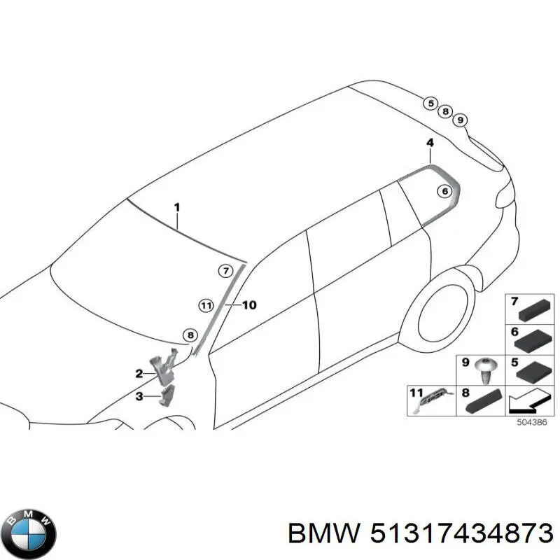 51317434873 BMW 