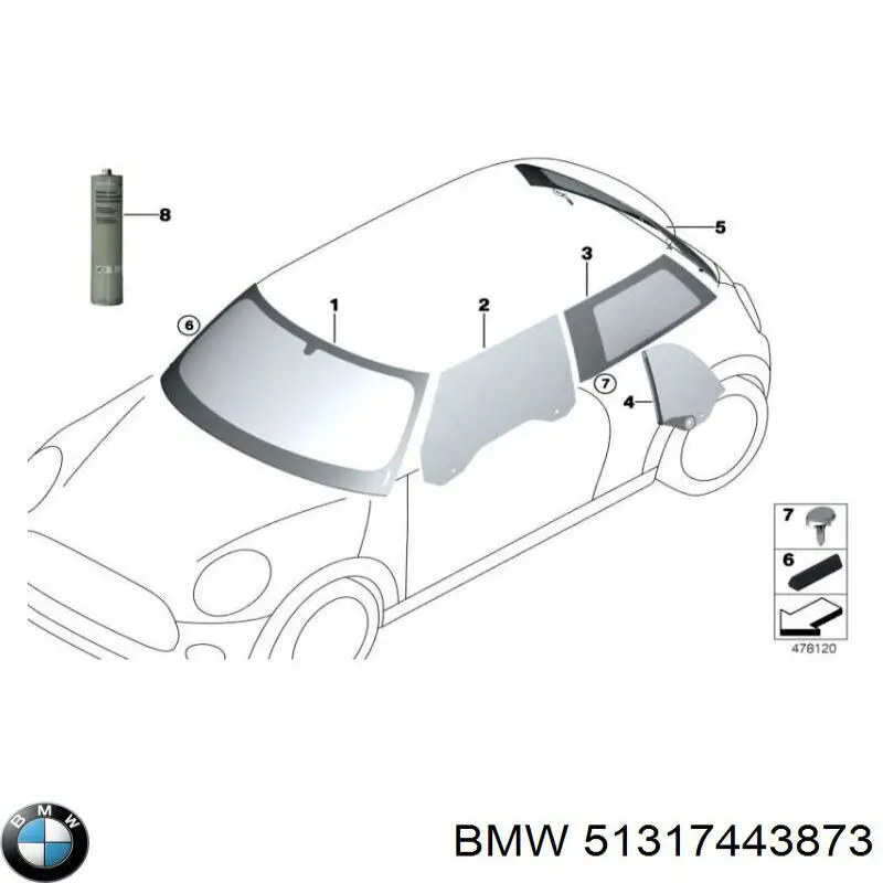 51317443873 BMW 