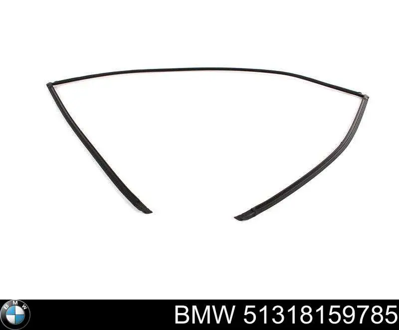 Молдинг стекла заднего верхний на BMW 5 (E39) купить.