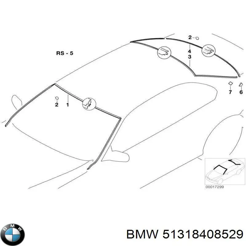 51318408529 BMW Автостекло