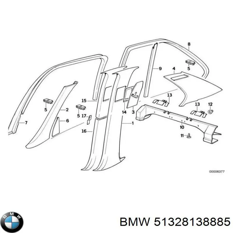  BMW 51328138885 цена, от 4.49 USD