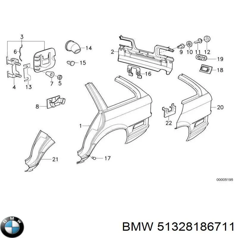  BMW 51328186711