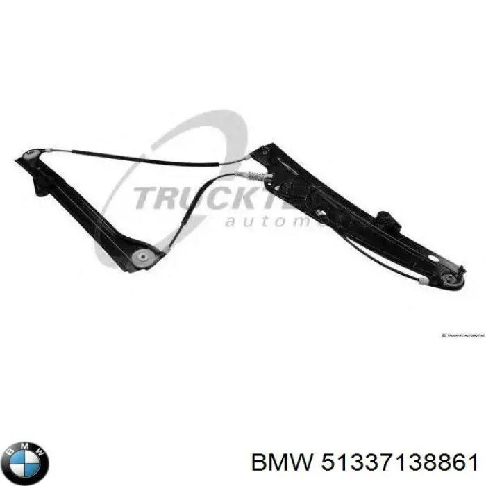 51337138861 BMW механизм стеклоподъемника двери передней левой