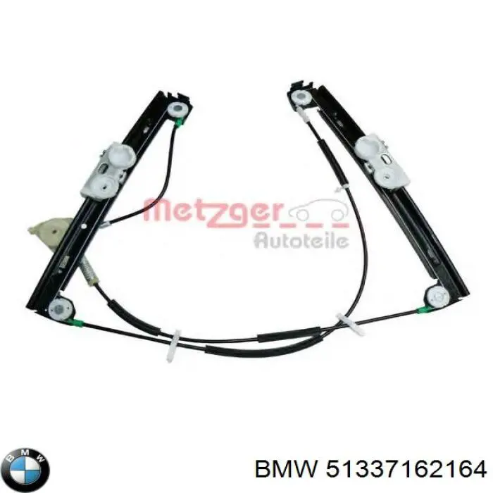 51337162164 BMW mecanismo de acionamento de vidro da porta dianteira direita