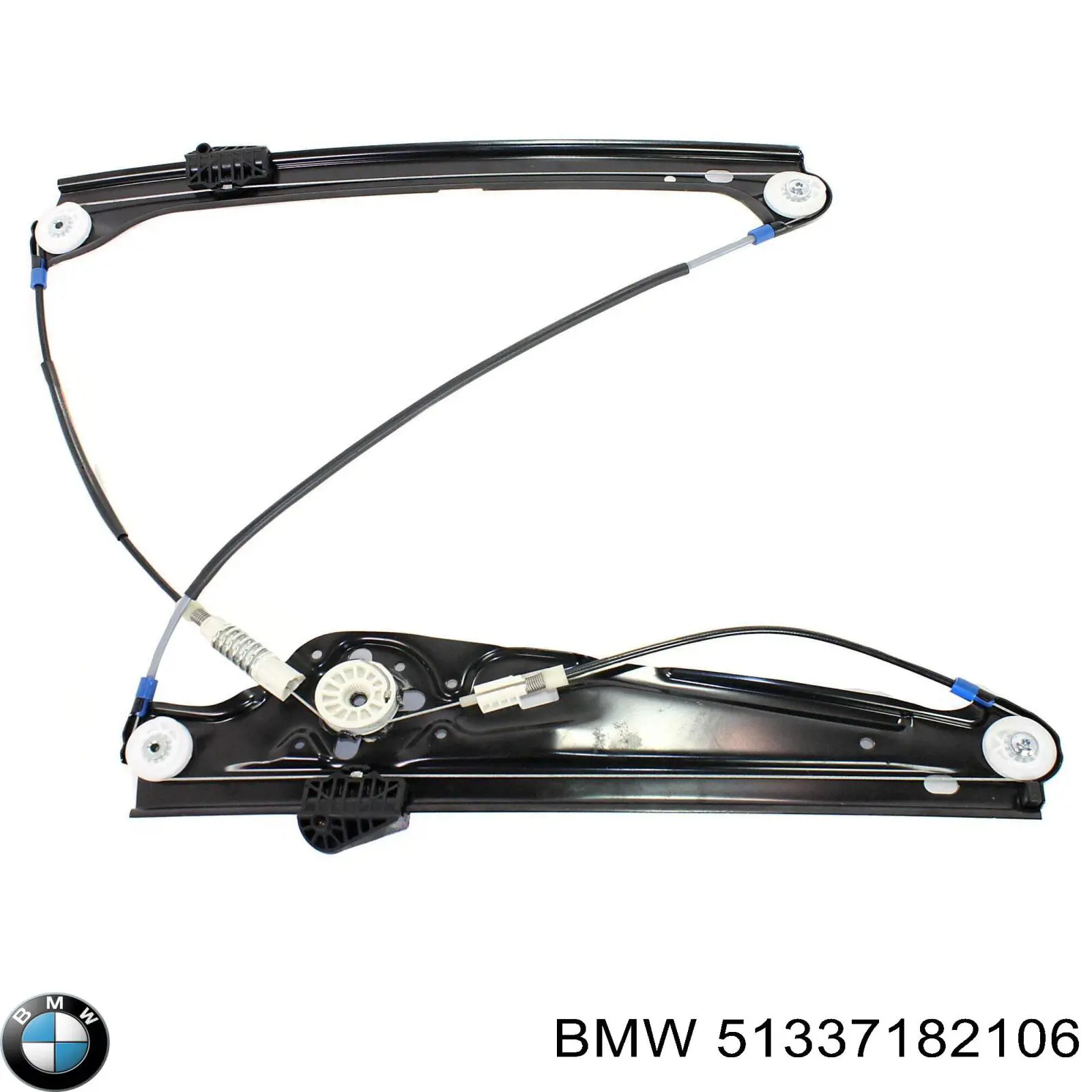 51337182106 BMW mecanismo de acionamento de vidro da porta dianteira direita