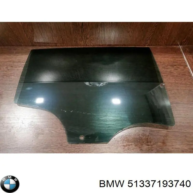 51337193740 BMW vidro da porta traseira direita