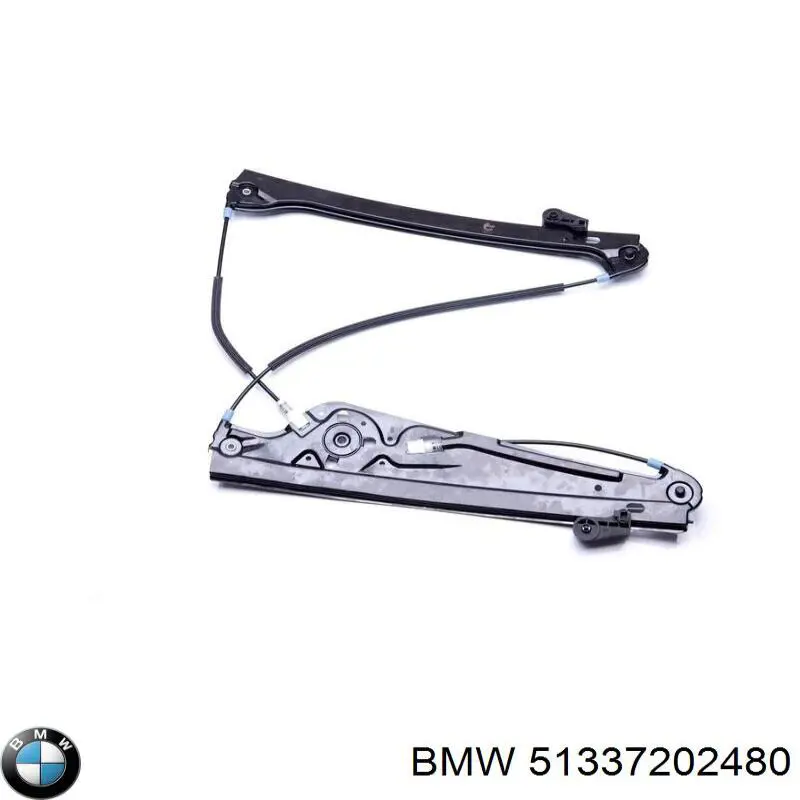 Механизм стеклоподъемника двери передней правой BMW 51337202480