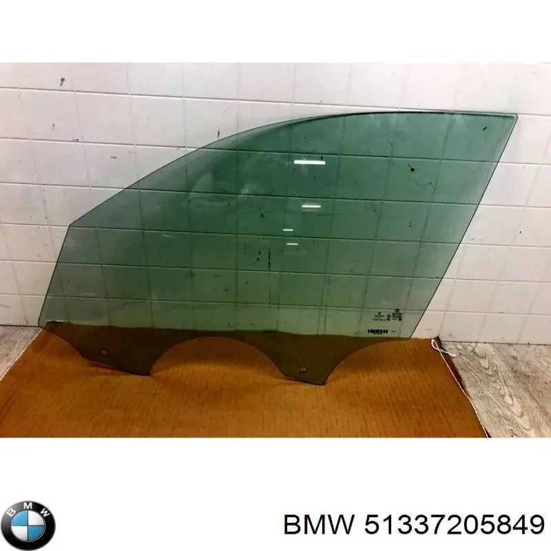 51337205849 BMW vidro da porta dianteira esquerda