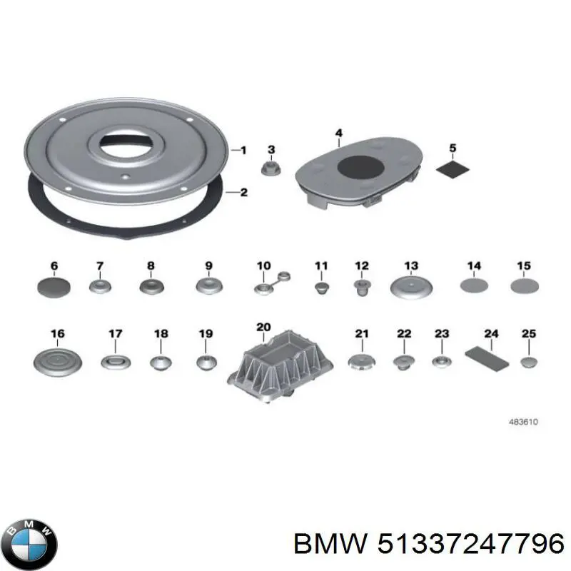  BMW 51337247796 цена, от 119.85 USD