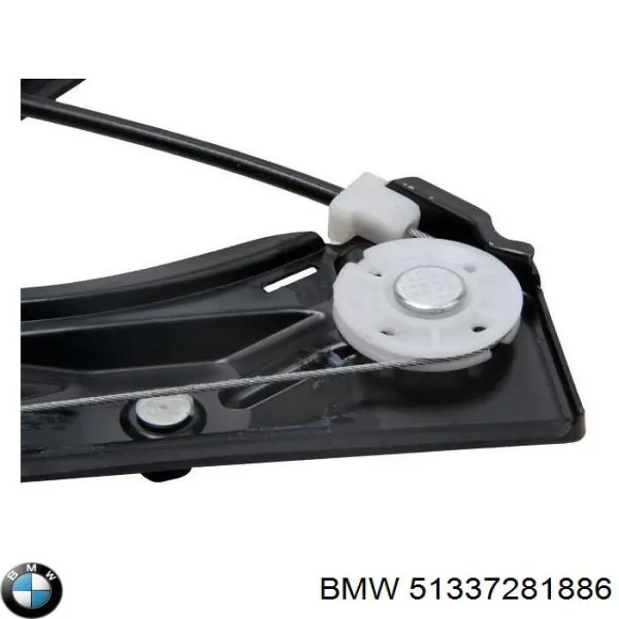 Механизм стеклоподъемника двери передней правой BMW 51337281886