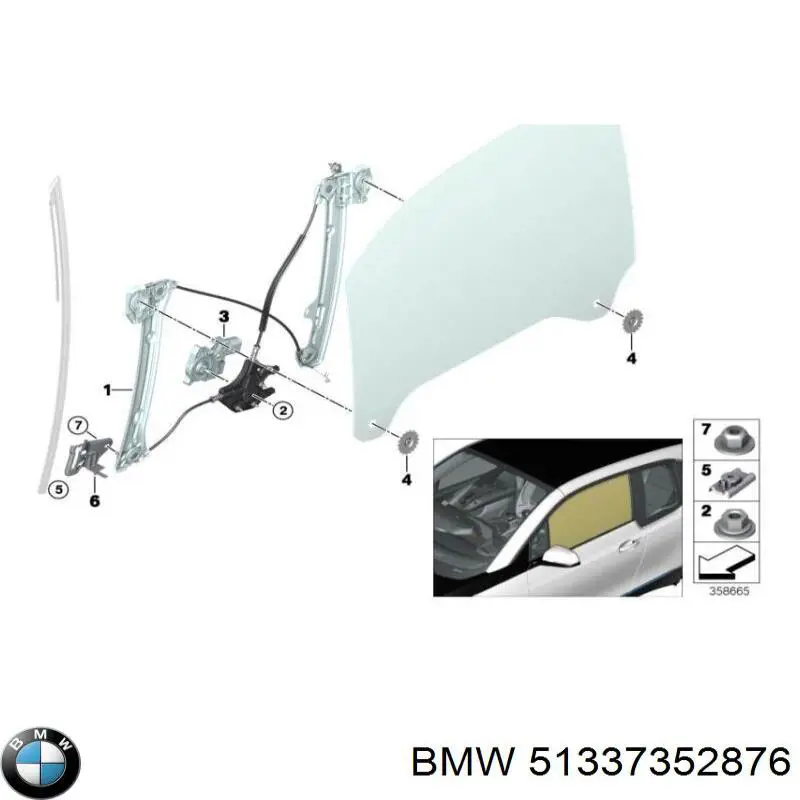  51337352876 BMW