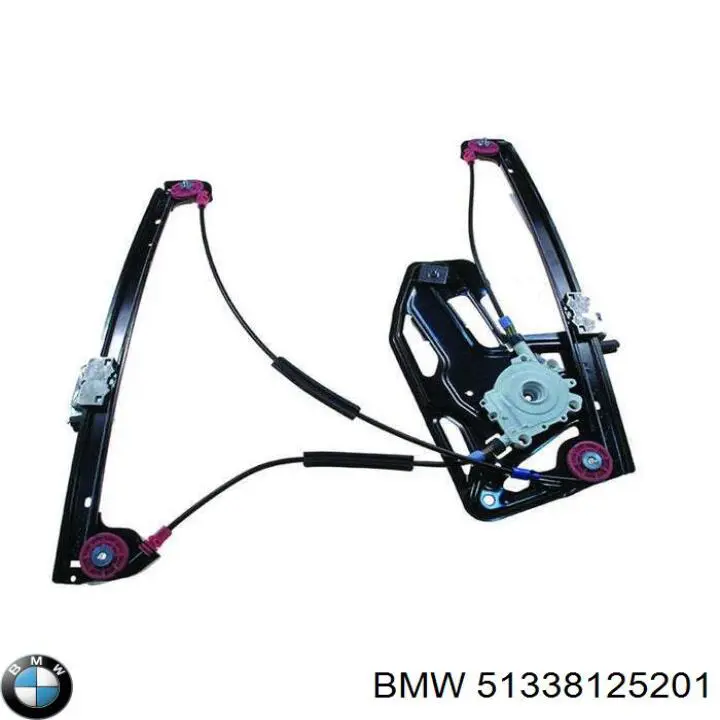 Механизм стеклоподъемника двери передней левой BMW 51338125201