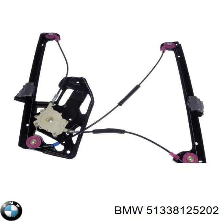 Механизм стеклоподъемника двери передней правой BMW 51338125202