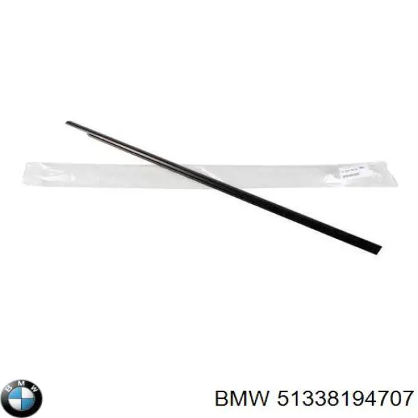 Молдинг опускного стекла двери передней левой на BMW 3 (E46) купить.