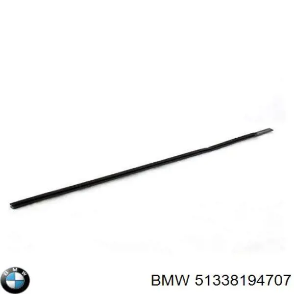51338194707 BMW Moldura De Cristal De La Ventana De La Puerta Delantera Izquierda original y equivalente