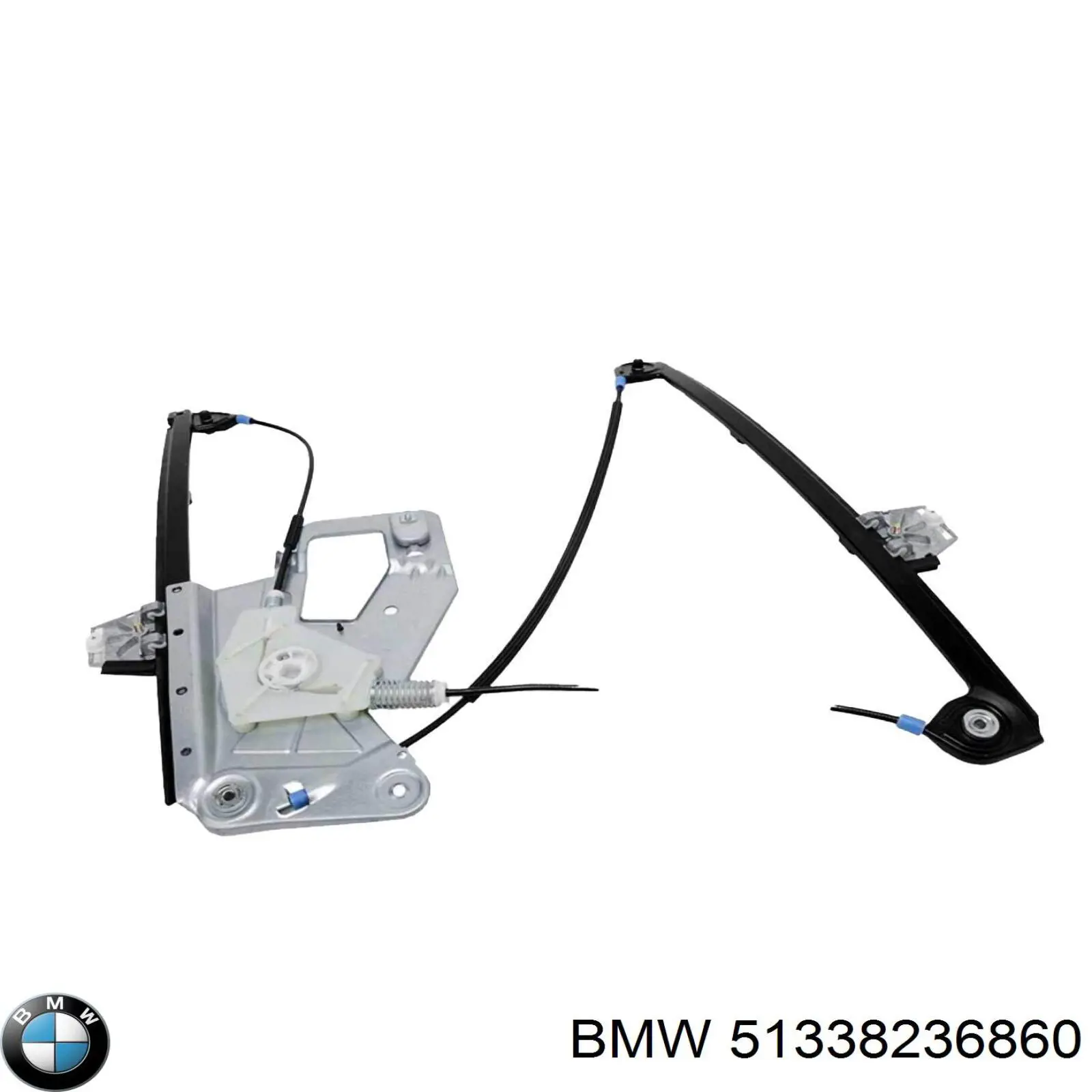 Механизм стеклоподъемника двери передней, правой BMW 51338236860
