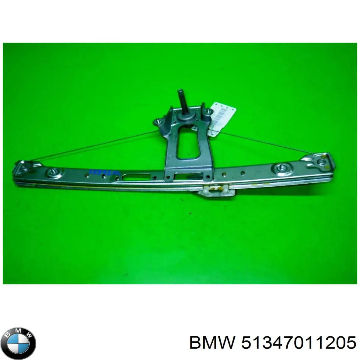 51347011205 BMW mecanismo de acionamento de vidro da porta traseira esquerda